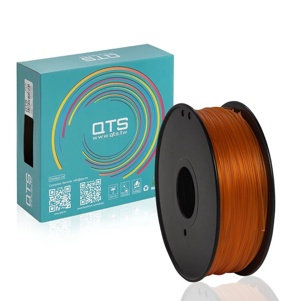 QTS PLA-Transparent Orange 1.75mm 3D Printing Filament