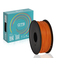 QTS PLA-Fluorescent Orange 1.75mm 3D Printing Filament