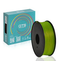 QTS PLA-Transparent Yellow 1.75mm 3D Printing Filament